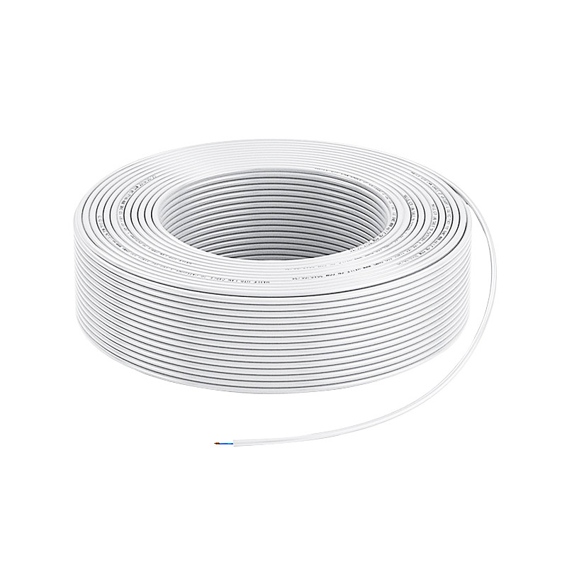 Shin Bolt Indoor 2 Core Telephone Line Circular Telephone Line Communication Line Broadband Telephone Line 100 m vol.