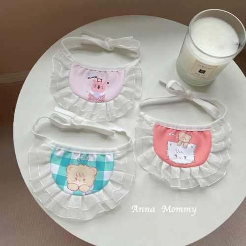 Нагрудник, слюнявчик, регулируемый шарф