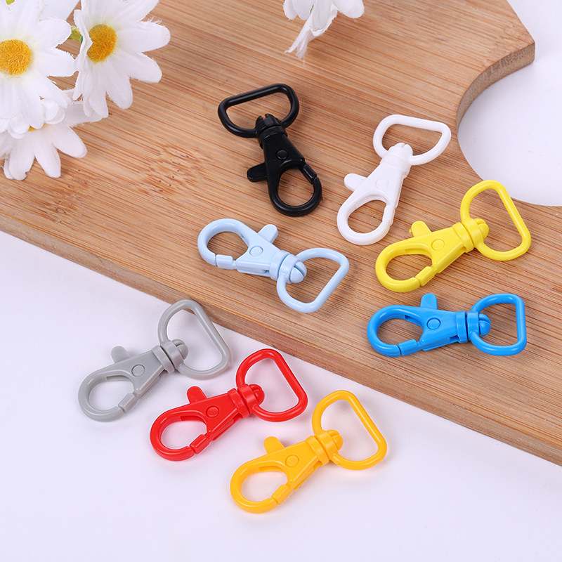 Hualian plastic lobster buckle color hook buckle key chain 17mm kam clothing accessories - Taobao