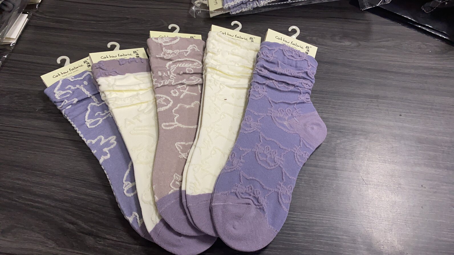 Zidui five pairs of purple piles of five pairs