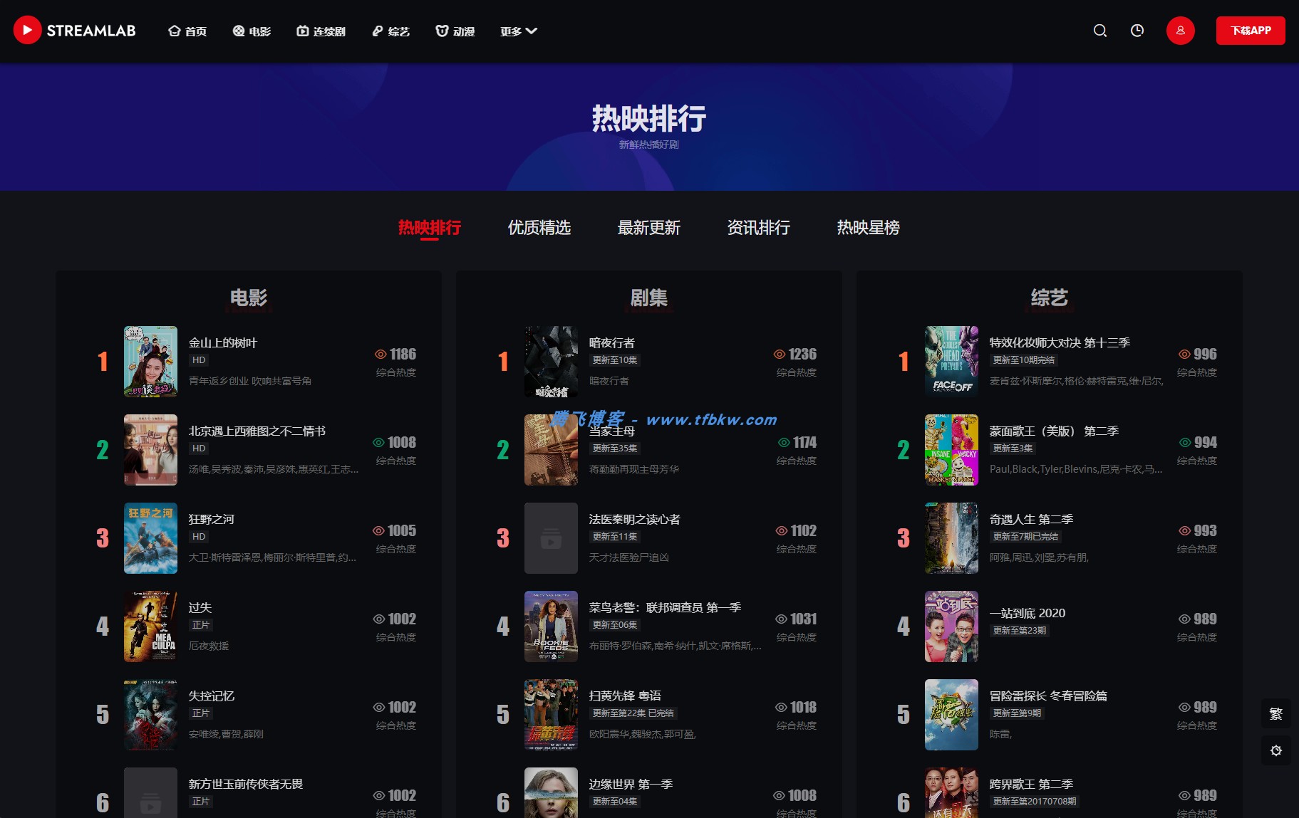 图片[3] - 苹果CMS - 短视多功能主题第二套Streamlab