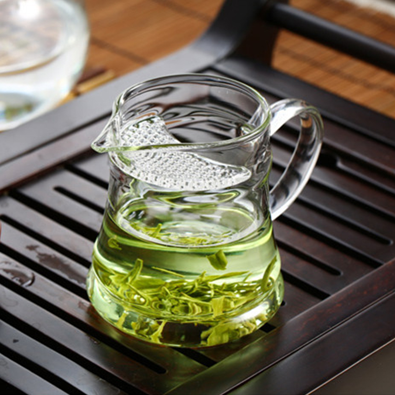 Heat Resistant Bubble Green Tea With Glass Office Thickening Integrated Punch Tea Instrumental Fair Cup Brief Lunar Rover Cup Filter Cup-Taobao