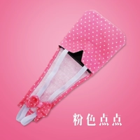 Розовые пунктирные подгузники (включая 1 сумку) сумка можно удалить и собрать