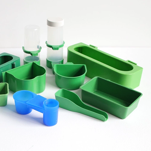 Птичьи аксессуары Daquan Plastic Birds Plazons Добавить воду для ванны для птиц и пищевая вода, фиксация