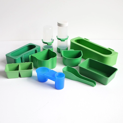 Птичьи аксессуары Daquan Plastic Birds Plazons Добавить воду для ванны для птиц и пищевая вода, фиксация