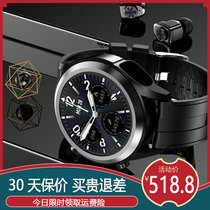 Listen to the song theorist carry a smartwatch double-ear phone Bluetooth headphone two-in-one multifunction sports bracelet