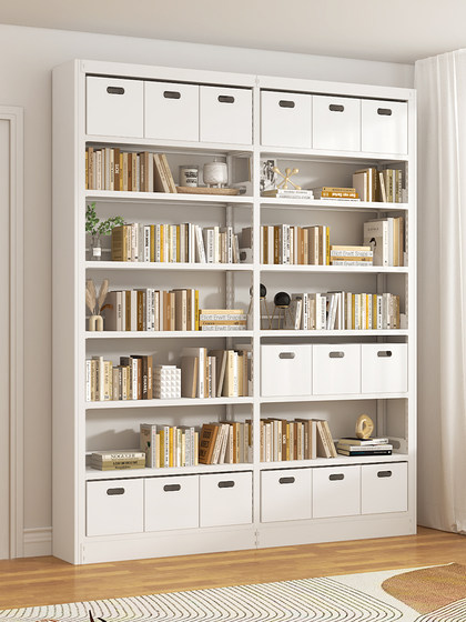 书架配套收纳盒玩具零食化妆品杂物收纳筐客厅厨房浴室塑料收纳框