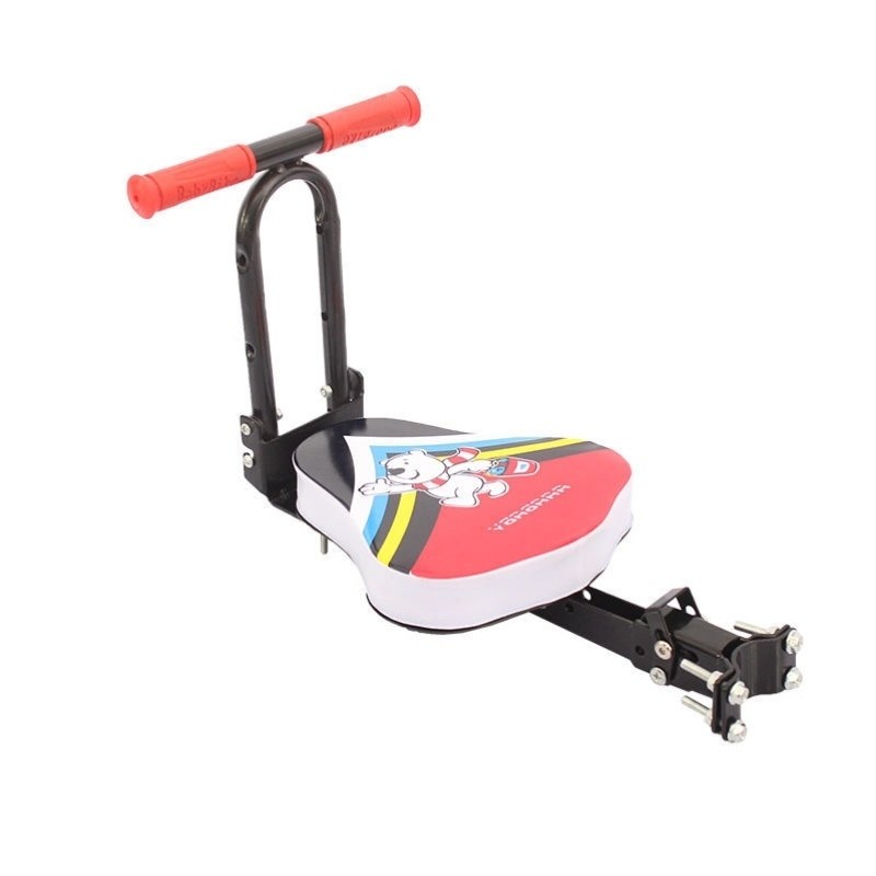 Electric car child seat front foldable bicycle mountain bike child front seat baby seat seat stool