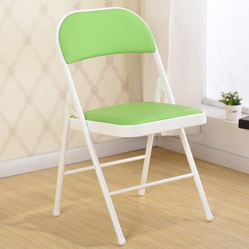 Folding chair leaning on back chair Office training chair Home chair Meeting of the chair Chair Activity Chair Chess card portable chair