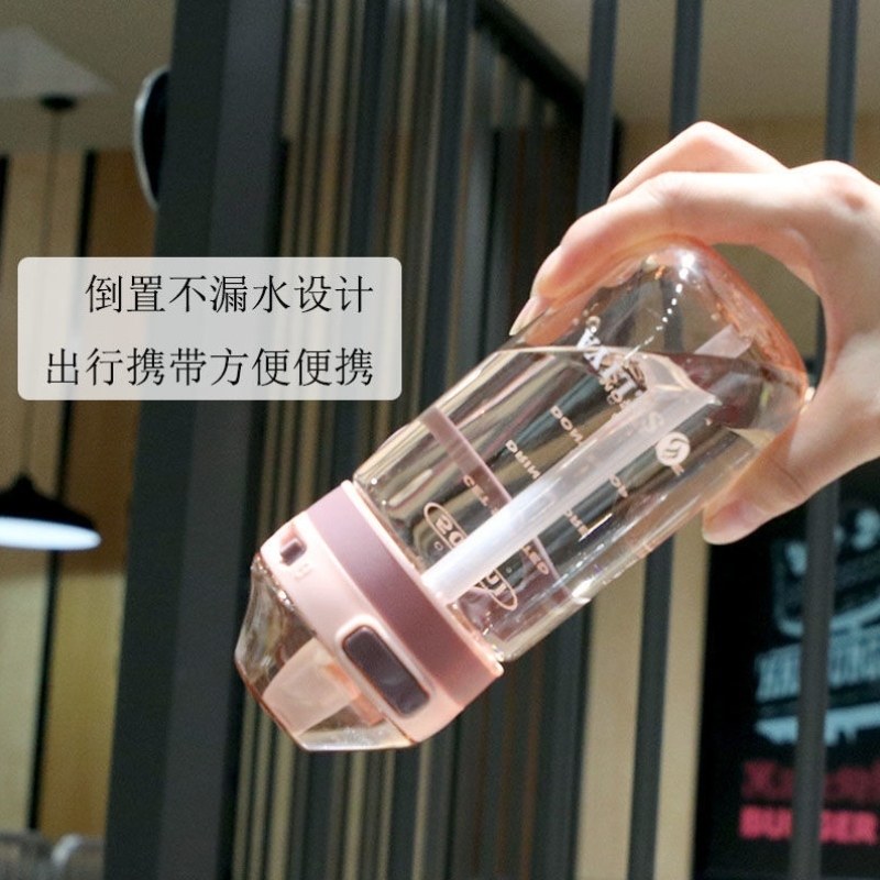 High face value with straw water glass female pregnant woman maternal special adolescent girl internet red adult children primary school child plastic cup sub