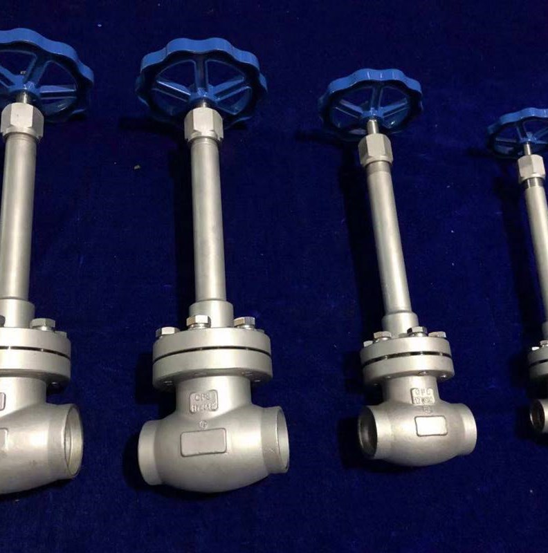 Kawaku DN10 15 25 32 40 50 low temperature cutoff valve long short axis oxygen argon nitrogen gas LNG natural gas