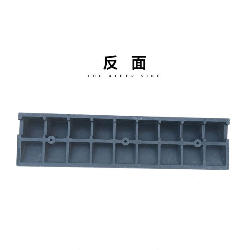 10cm high rubber road along the slope step pad slope pad road teeth car threshold pad uphill climbing triangle pad