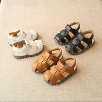 Baby Sandals Boys Bao Children Summer Baotou Sandals Sandals Shoes Non-slip Beach School Walking Shoes New Men Bao 1-6 Year Old Casual Shoes