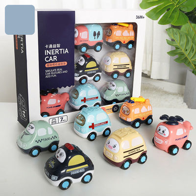 【7只装】宝宝玩具车模型儿童惯性小汽车工程车婴儿玩具男孩