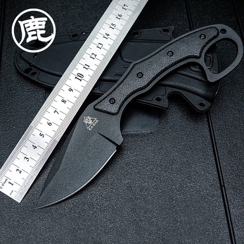 American KA-BAR Caba Outdoor Equipped Camping Self-Driving Cruise Multipurpose Portable High Hardness 2491 Small Straight Knife