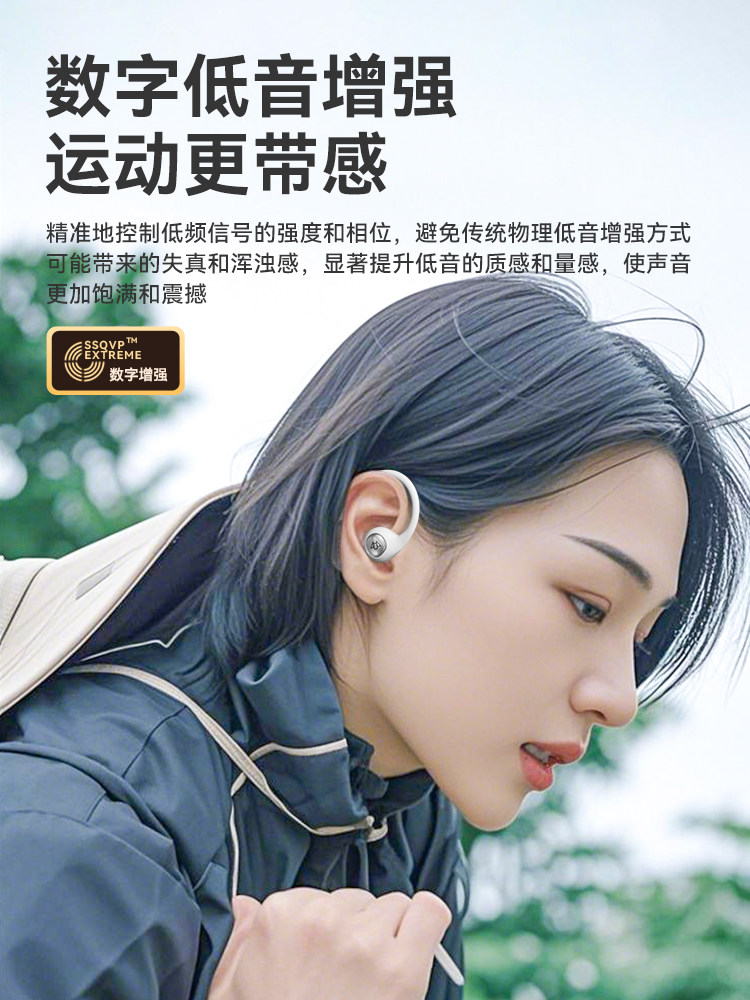 Ledu Wireless Bluetooth Headphones 2025 New Model Ear-Hanging Bone Conduction Open-Type Non-In-Ear Sports Official Genuine Product