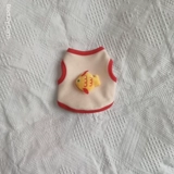 Одежда для щенков с от 0 до 3 месяцев, маленький молочный щенок чистый хлопковой бархатный бархатный бархатный плюшевый маленький собака милая праздничная новогодняя одежда