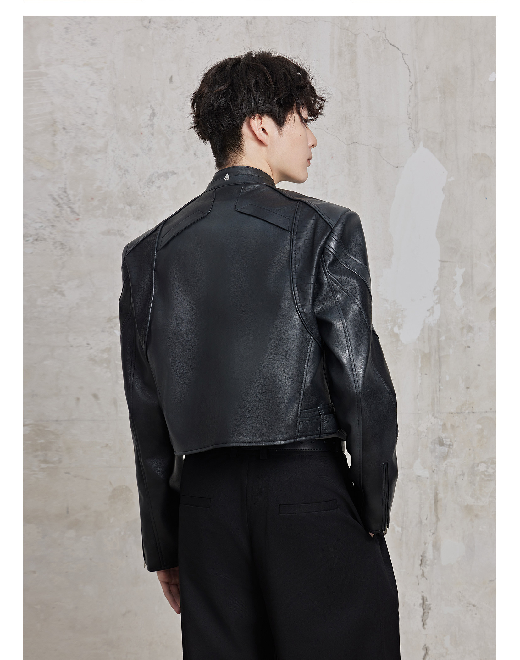 FACEON LAB Akira Cropped Biker Jacket