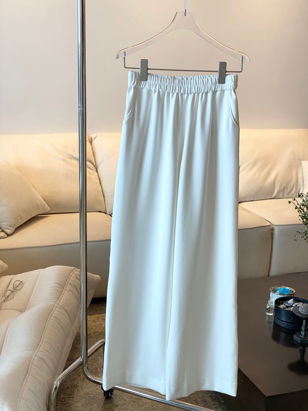 Lemaire23 Autumn and Winter Yogurt Air Pants, Soft and Simple Wide-Leg Pants That Elongate the Legs and Are Versatile