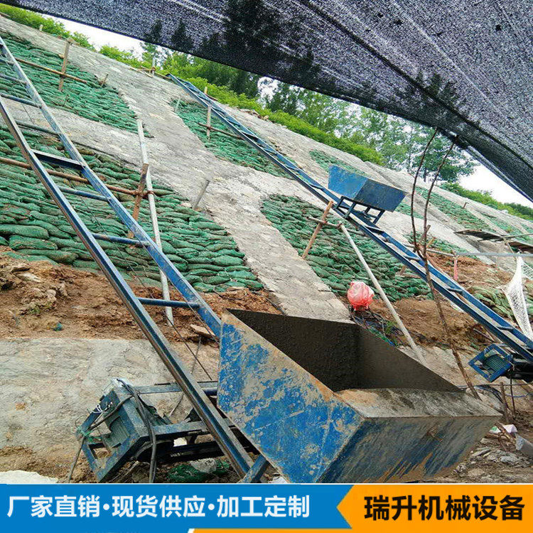 Manufacturers supply construction site cement slope lifting material slope protection sand and gravel conveying ivy hoist