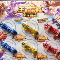 New finger skateboard for children and boys in stock luminous creative mini skateboard M car flashing and colorful small gift to play with