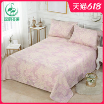 Twin Crane linen mat Three sets pure linen beds Chair Air conditioning XI High end 1 5 1 8m2 0 m beds Home Summer