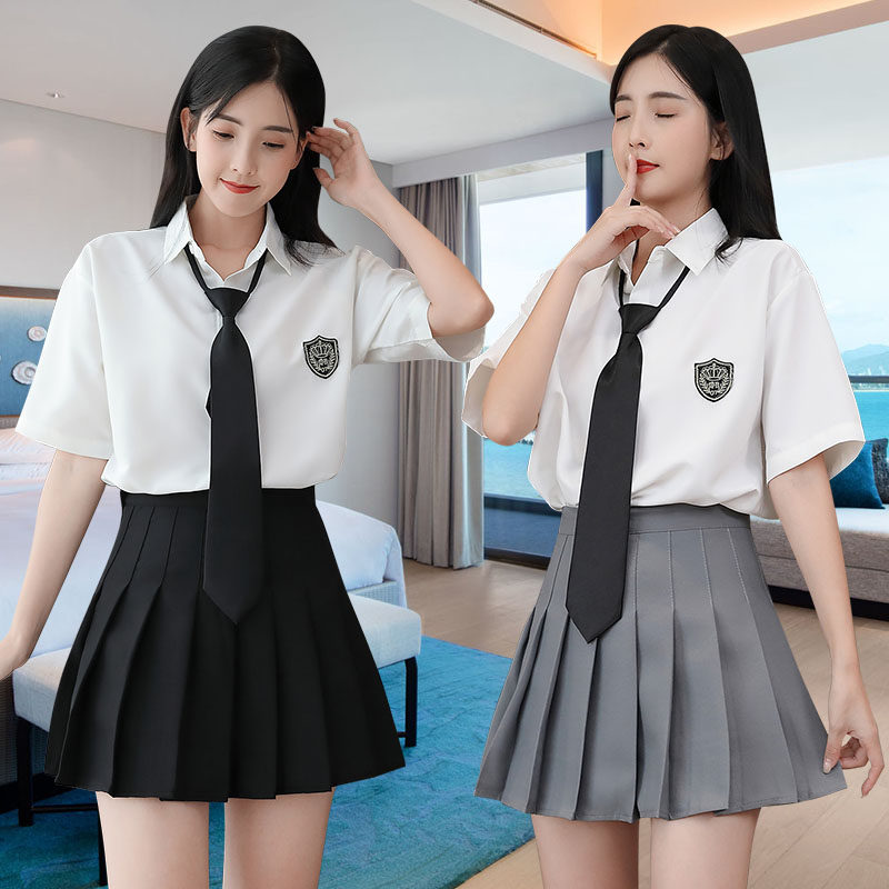 jk uniforms British college wind kindergarten school uniforms class uniforms foot bath pedicure technician clothes waist and foot bathing work clothes spring and autumn