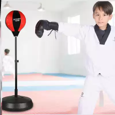 Gloves to fight against exercise, inflatable elementary school children's boxing sandbags easy to carry home fun equipment