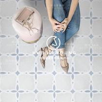 Guomajia French simple handmade small tiles entrance balcony bathroom bathroom kitchen wall tiles retro small floor tiles