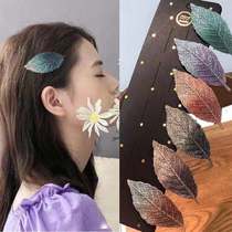 Net red ins leaves Liu Hai patch cute hair post Broken Hair Stickup Girl Hair Stickup Hair Stickup Hairpin