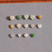 And Tian Jade Colorful Full Heart Type Loving Pendant