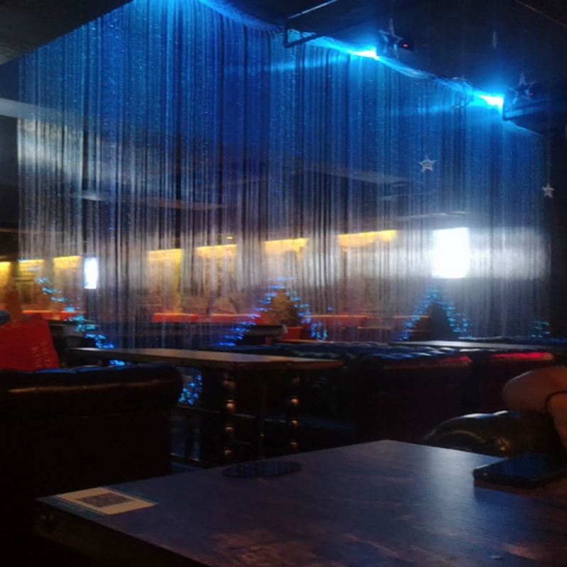 Starry Sky Top Pendant Light Fiber Light Beam Led Seven Color Fiber Light Netting Red Full of Star Empty Top Dining Room Bar Clear