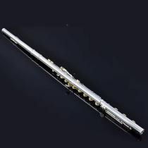 High-end 9-long flute 8 sterling silver holes 17-hole flute head 17-hole opening B-tail French button carving 5-flower pattern packaged