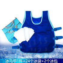 Ice Pack Cooling Vest Summer Outdoor Cooling Artifact Ice Vest Heatproof Clothes Air Conditioning Vest Cooling Vest