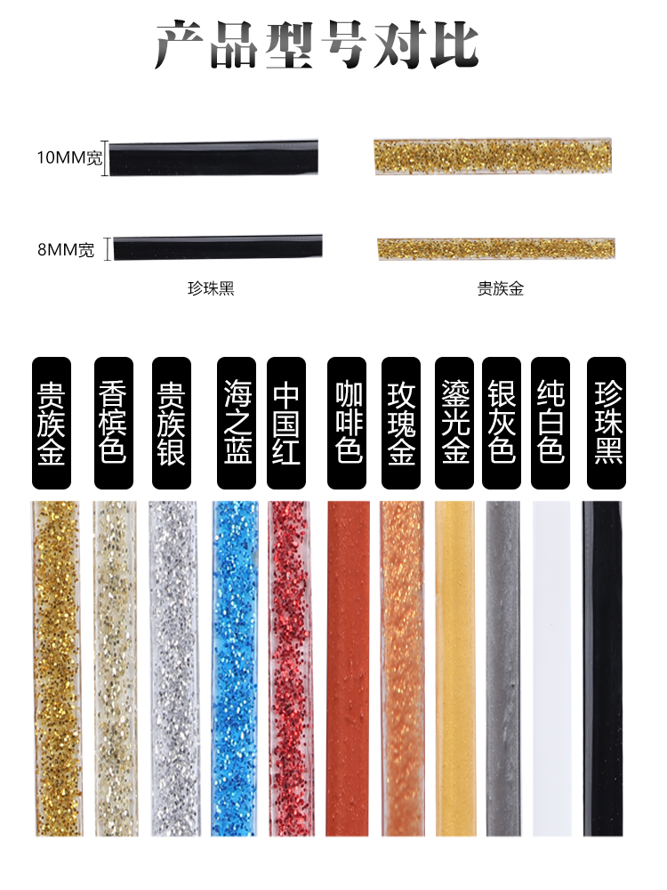 Beautiful seam stickers kitchen self-adhesive anti-mildew waterproof kitchen and bathroom sink edge sealing bathroom gap moisture-proof sealing tape