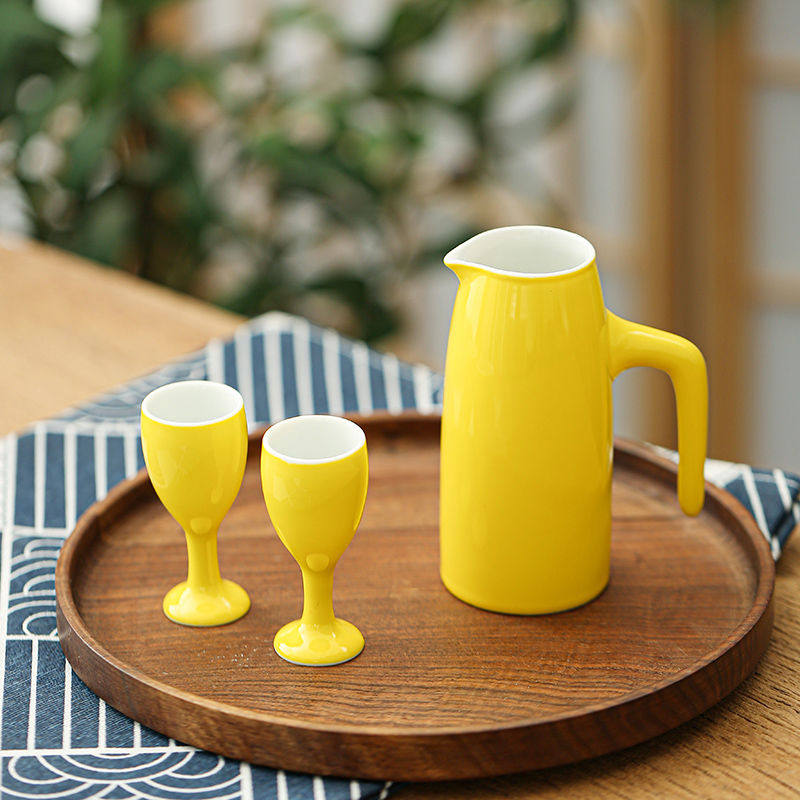 White wine glass wine splitter white wine goblet wine splitter wine flask literary and artistic small fresh Japanese sake white wine glass