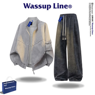 Wassupline american work jacket men's suit