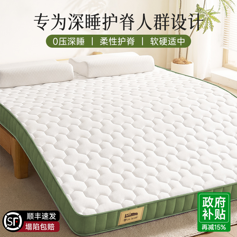 Latex Memory Foam Mattress Topper 180X200 for Home Bedroom Bed Mattress Sponge Pad Tatami for Rental Use