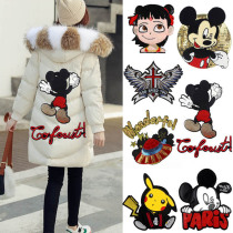 Clothes Patch Patch Embroidered Children Great Fashion 100 Hitch Down Clothing Jacket Pants New Broken Hole Patch Appliquer