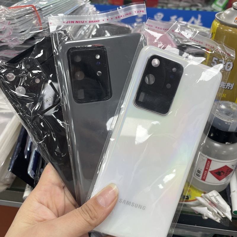 Suitable for Samsung S20U Disassembly, Original Back Cover Glass, S20Ultra Original Glass Back Cover, Mobile Phone Back Case Suitable for Samsung S20U Disassembly, Original Back Cover Glass, S20Ultra Original Glass Back Cover, Mobile Phone Back Case
