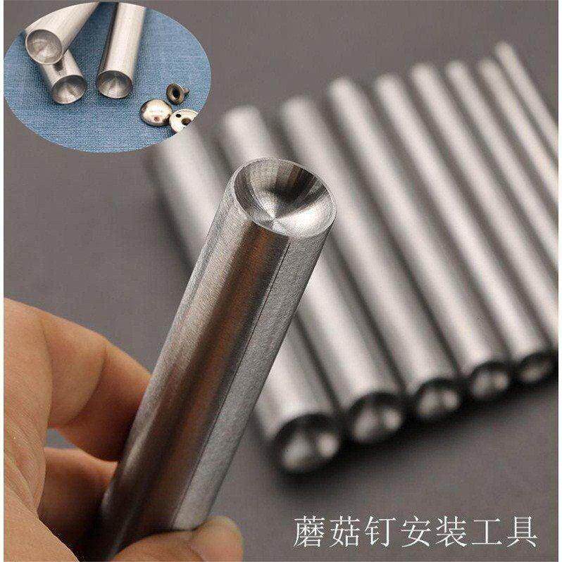 DIY installation tool round punch mushroom punch hand knock tool round head hit nail hand punch tool mushroom nail punch