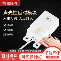 Sound and light control switch Two-wire built-in ceiling lamp Sound control module Household corridor delay induction control led energy-saving lamp
