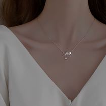 Necklace female summer design sense unique summer gentle silver hipster niche fairies 2021 light luxury choker