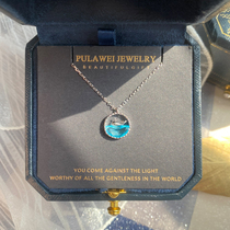 Whale drop necklace light luxury niche design sterling silver choker 2021 New to send girlfriend advanced birthday gift