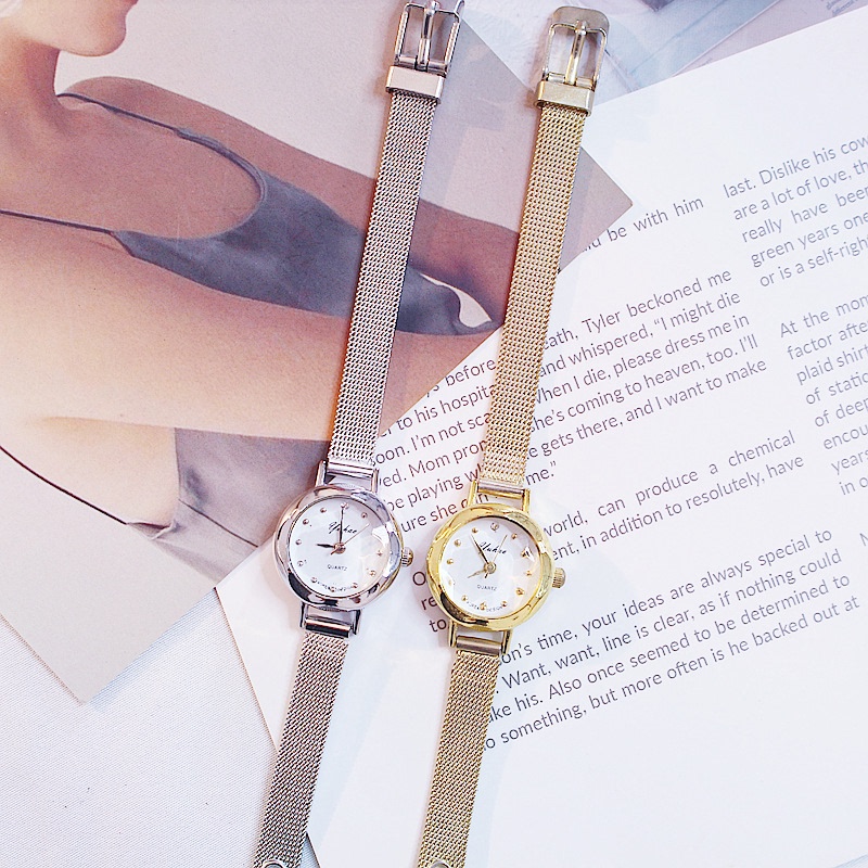 Gold Watch, Luxury Gold Watch, Compact Quartz Watch, Small Dial Women's Watch, Thin Strap Bracelet Watch, Fashionable Women's Model Gold Watch, Luxury Gold Watch, Compact Quartz Watch, Small Dial Women's Watch, Thin Strap Bracelet Watch, Fashionable Women's Model
