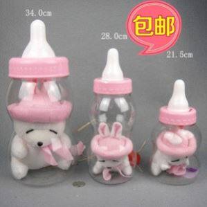 The same extra-large pearl milk tea milk bottle drink photo props money tube transparent plastic money jar