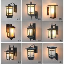 Door front light entrance door outdoor wall lamp waterproof New Chinese exterior wall Stairs Aisle Balcony Outdoor Courtyard Lamp