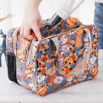 Cosmetics storage box out portable portable portable storage box to go out easy to carry large capacity