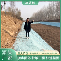New cement blanket ditch maintenance dam solidification concrete cement blanket cement cloth custom watering solidification cement blanket