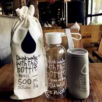 Прозрачная белая сопроводительная буква чашка+чашка+тканевая сумка